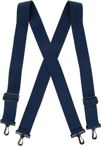 حمالات مطاطية على شكل X من الخلف للرجال من CTM® مع نهايات خطافية بلاستيكية in Kuwait