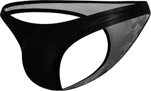 Men's Breathable Ice Silk Bikini Briefs Jockstrap Low Waist Underwear in Kuwait