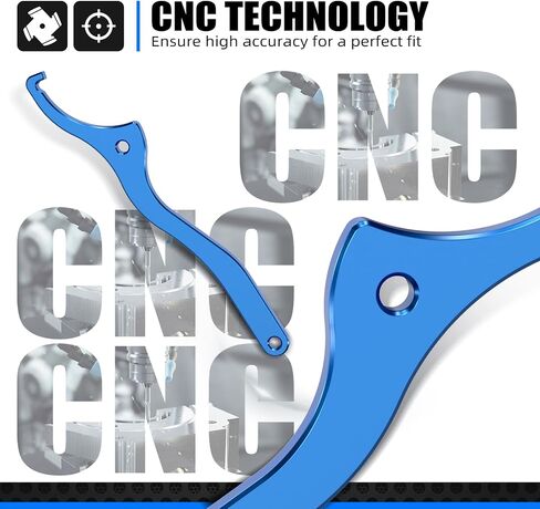 Orange Shock Absorber Wrench WP Shock Compatible with KTM 16-22 125-450 SX SX-F XC XC-F 17-22 125-500 ALL ENDURO models,Compatible with Husqvana 125-501 TE FE TC FC TX FX 7-22,See Fitment in Saudi Arabia