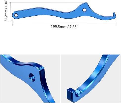 Orange Shock Absorber Wrench WP Shock Compatible with KTM 16-22 125-450 SX SX-F XC XC-F 17-22 125-500 ALL ENDURO models,Compatible with Husqvana 125-501 TE FE TC FC TX FX 7-22,See Fitment in Saudi Arabia