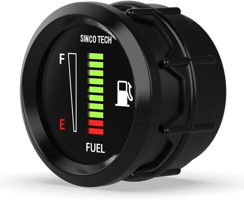 12V Universal 2 "52mm مستوى الوقود مقياس السيارات المقياس Auto Meter أبيض LED (مقياس الوقود) in Kuwait