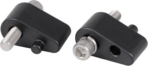 Black Passenger Floorboard Extension Spacer Kit W/Bolts Compatible With 1986-2023 Harley Touring Road King Street Glide Electra Glide Road Glide FLHT FLT in Kuwait