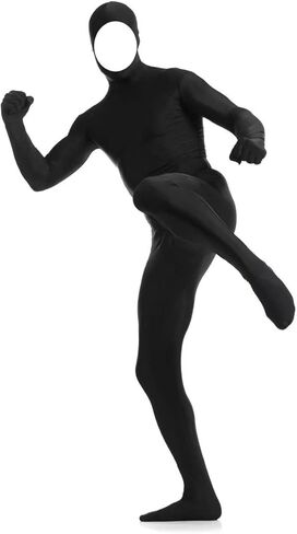 أزياء الوجه المفتوحة للجنسين سبانديكس زينتاي - امتداد البالغ البالغ يختفي بدلة جسم الرجل لجميع القديسين والاستهلاك in Kuwait