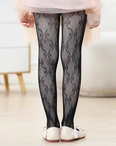 Century Star Girls Lace Stockings Kids Cheer Prays Fishnet Hollow Dance Dusterned 2 pack pantyhose in Saudi Arabia