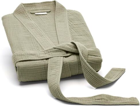 BOLL & BRANCH Dream Robe - 100% Organic Cotton - Ultra Soft, Lightweight, Breathable, and Pre Shrunk - Unisex in Saudi Arabia