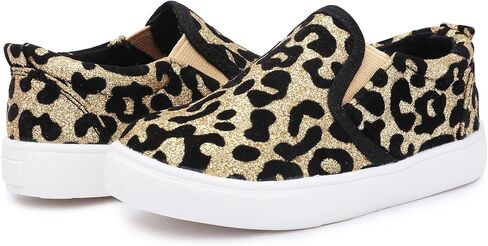 حذاء طباعة الفتاة لفتاة الفتى أحذية رياضية قماشية غير رسمية على أحذية مسطحة أطفال in Kuwait