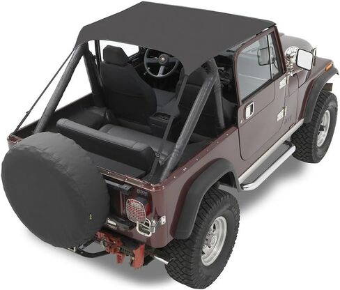 Bestop 52507-01 Black Crush Traditional Bikini Top for 1976-1983 CJ-5 in Saudi Arabia