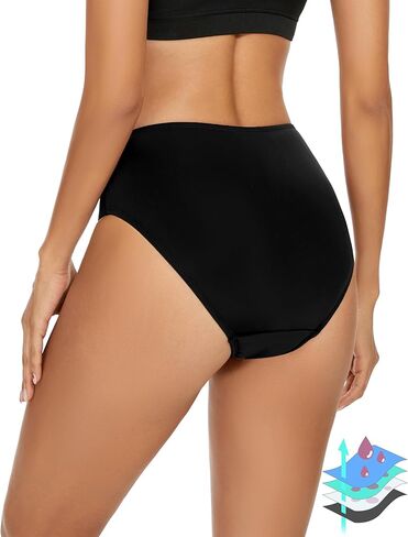 Period Swimwear Leakproof Menstrual Bikini Waterproof Bottom UPF 50+ Swim Brief Light Flow - Teens Girls Women in Kuwait