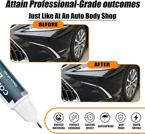 Eminent White Pearl(085) Touch Up Paint for Lexus, Car Paint Pen Scratch Repair Two-In-One Touch Up Paint, Premium Car Scratch Remover for Deep Scratches in Kuwait