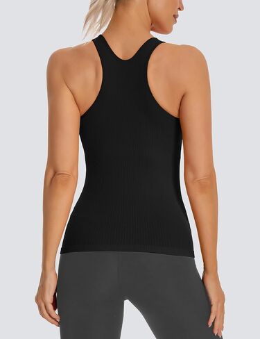 MathCat Seamless Workout Tank Top for Women with Built in Bra, Padded Racerback Athletic Yoga Camisole in Saudi Arabia