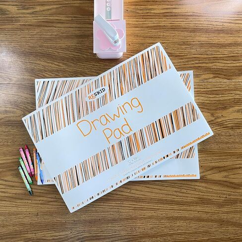 Reskid Kids Drawing Pads - 3 Pack of 9x12 Inch with 50 Sheets Each - Removable Pages for Easy Display and Preservation, Perfect for Young Artists in Kuwait