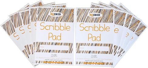 Reskid Kids Drawing Pads - 3 Pack of 9x12 Inch with 50 Sheets Each - Removable Pages for Easy Display and Preservation, Perfect for Young Artists in Kuwait