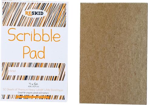 Reskid Kids Drawing Pads - 3 Pack of 9x12 Inch with 50 Sheets Each - Removable Pages for Easy Display and Preservation, Perfect for Young Artists in Kuwait