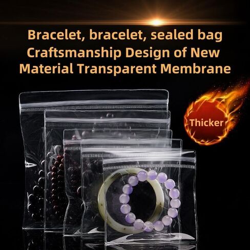 PVC Antioxidant Jewelry Storage Pouches Bracelets Necklaces Earrings Rings Storage Bags (CLEAR, MIXED 1,30pcs) in Saudi Arabia