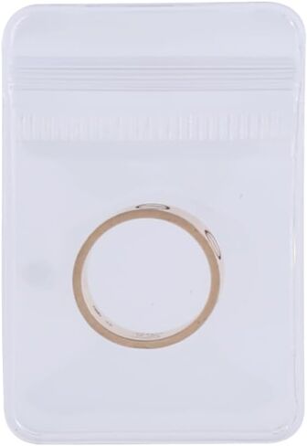 PVC Antioxidant Jewelry Storage Pouches Bracelets Necklaces Earrings Rings Storage Bags (CLEAR, MIXED 1,30pcs) in Saudi Arabia