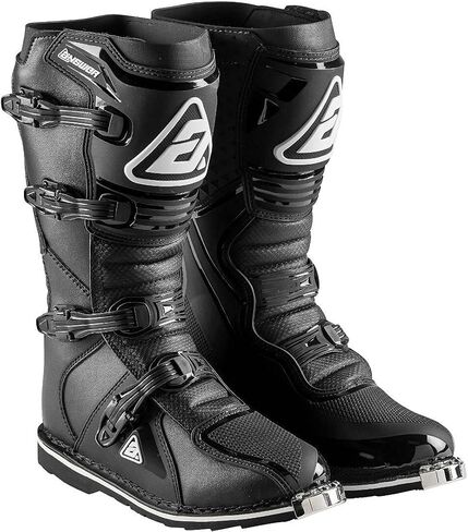 إجابة سباق 445178 PowerSports Motocross Protecte Gear: AR1 Boots ، Black ، Size 11 ، 1 Pair in Kuwait