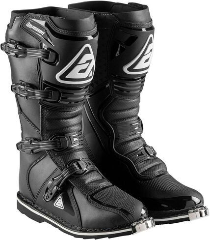 إجابة سباق 445178 PowerSports Motocross Protecte Gear: AR1 Boots ، Black ، Size 11 ، 1 Pair in Kuwait