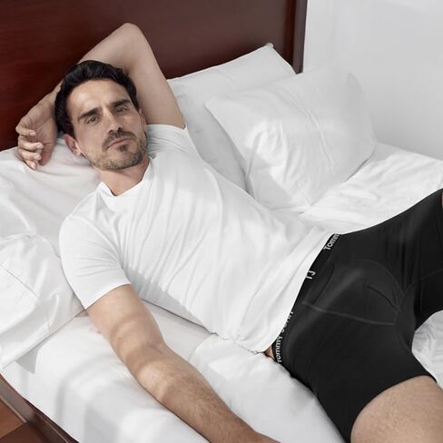 Tommy John Men's Essential Cool Cotton Stretch Boxer Brief Underwear - 6" 3-Pack, Breathable, Moisture-Wicking, Support Pouch in Saudi Arabia