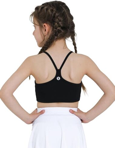 صدرية الفتيات الرياضية - حزام معكرونة y Back Training Pras for Teens Racerback Yoga Bra Comfort Top Crop in Kuwait