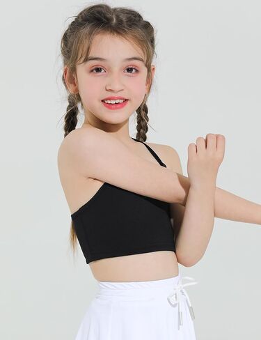 صدرية الفتيات الرياضية - حزام معكرونة y Back Training Pras for Teens Racerback Yoga Bra Comfort Top Crop in Kuwait