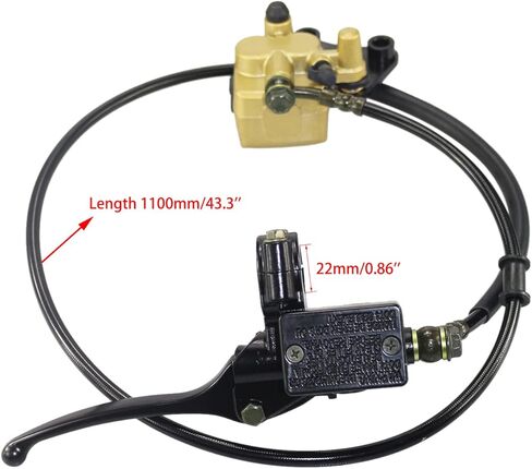 Pro Bat Bat Hydraulic Frake Cylinder Cylinder Master مع وسادة فرامل إضافية لـ 50cc 70cc 90cc SSR 110cc 125cc Atomik Ssr Apollo الدراجة الأوساخ الصينية ، in Saudi Arabia