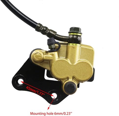 Pro Bat Bat Hydraulic Frake Cylinder Cylinder Master مع وسادة فرامل إضافية لـ 50cc 70cc 90cc SSR 110cc 125cc Atomik Ssr Apollo الدراجة الأوساخ الصينية ، in Saudi Arabia