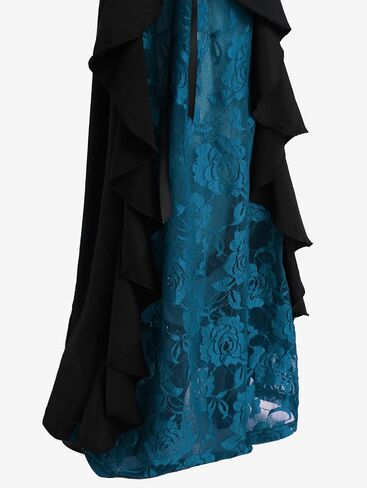 ROSE GAL Rosegal Women Plus Size Bell Bottoms Gothic Flare Pants in Saudi Arabia