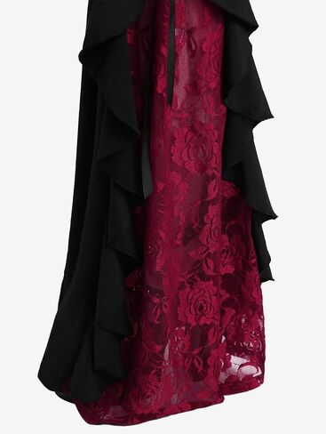 ROSE GAL Rosegal Women Plus Size Bell Bottoms Gothic Flare Pants in Saudi Arabia