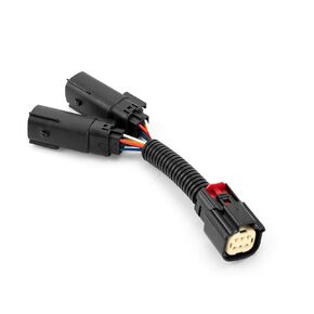 Mofun Rear Lighting Y Harness Light Y-Harness Compatible with Harley Touring Street Road Electra Glide Road King Ultra Limited FLHR/I FLHXS FLTRXST FLHTK 2014-2024 (Black)