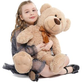 Tezituor Big Teddy Bear Large Stuffed Animal 36inch, Soft Large Stufed Teddy Bear Plush Gift for Birthday Valentines, Tan, 36 inch