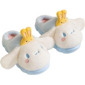 Cinnamoroll with Rabbit Crown Home Slippers for Girls Kids Children