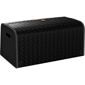 GMQ Car Trunk Organizer لسيارات الدفع الرباعي ومنظمي السيارات والتخزين مع التخزين القابل للطي ، سعة كبيرة لسيارات الدفع الرباعي ، شاحنة ، MPV (نسج أسود) in Kuwait