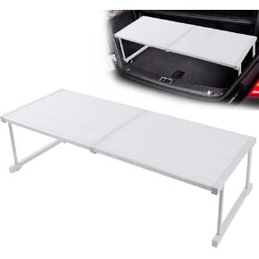 Car Trunk Organizer,Large Trunk Organizer for Car,Portable Storage Interior for SUV,2 Compartments Container Box Vehicle Accessories,Adjustable and Collapsible