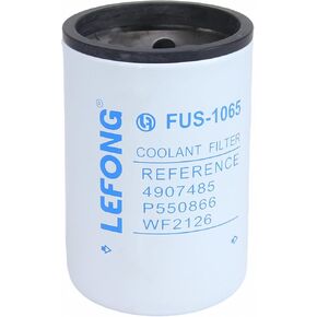 FUS-1065 مرشح سائل تبريد المياه يستبدل WF2127 ، WF2126 ، 3680434 ، P550867 ، LFW2127 ، B5087 FITS Cummins X15 ISX12 ISX15 ISM11 ISX ISX12G FRIEGHLINER PETERBILT KENWORTH