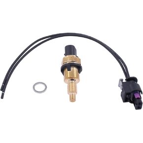 MOTOKU Engine Coolant Temperature Sensor with Connrctor Wiring Harness for 2016-2020 Buick Regal Sportback Lacrosse Cadillac CT5 ATS CTS CT6 XT5 Chevrolet Camaro Colorado Blazer GMC Acadia Canyon