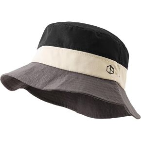 Fashionable Colorblock Bucket Hats, Unisex Summer Sun Beach Bucket Hats for Women, Outdoor Travel Hiking Fishing Cap