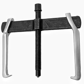 2-Jaw Gear Puller, 10 Inch Two Claws Puller Tool, Adjustable Steel Bearing Pulling Device, Heavy Duty Removal Pulleys, Separate Lifting Device for Flywheel Industrial Use, DIY Projects
