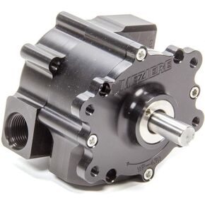 Meziere Water Pump, Mechanical, Remote Mount, 20 AN Female O-Ring Inlet, 12 AN Female O-Ring Outlets, Aluminum, Black Anodized, Universal, Each