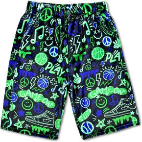 Iscream + Corey Paige تصاميم Big Boys Bold Print Silky Soft Plush Collection