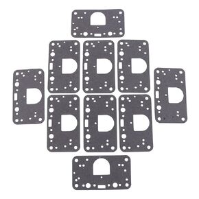 10 Pcs Carburetor Metering Block Gaskets 108-89 Compatible with 2300, 4150, 4160 & 4500 Series 2 Circuit Holley Carburetors Reusable Non Stick