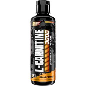 Nutrex Research Liquid Carnitine 3000 | Orange Mango | Stimulant Free | 31 Servings 16 Fl Oz