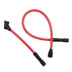 2Pcs 2104-0143 Spark Plug Wires Replacement for Harley Davidson XL 883C Custom 1999-2003 Replacement for Harley Davidson Sportster XL 883 1200 1986-2003