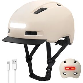 خوذة الدراجة، خوذة ركوب الدراجات للبالغين من Shinmax مع خوذات دراجات أمامية وخلفية LED قابلة لإعادة الشحن عبر USB للرجال والنساء، خوذة دراجة كهربائية قابلة للإزالة للجبال والطرق وركوب الدراجات (أخضر، كبير) in Kuwait