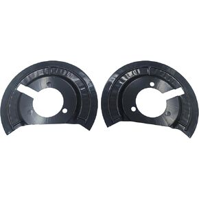 Pair Front Brake Dust Shields Left+Right Compatible with Dodge Ram 1500 Pickup 2002-2010 Ram 1500 2011-2018 Ram 1500 Classic 2019 924-684, 68232018AA