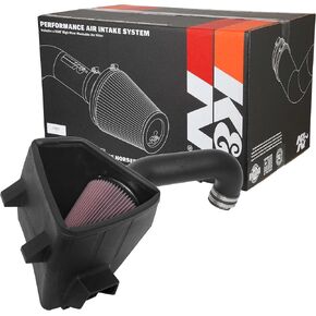 K&N NextGen Cold Air Intake System: High-Flow Cotton Filter: Compatible with 2019-2024 RAM 1500; 50-1578
