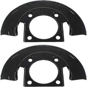 السائق الأمامي ودرع غبار الفرامل الجانبي للركاب لـ Chevy GMC Silverado Sierra 1500 2500 3500 HD Avalanche Suburban Yukon XL 2500 Express Savana 2500 3500 مع المكابح الشاقة