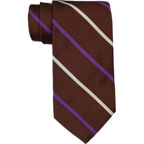Brooks Brothers Satin Brown Striped Luxury Tie