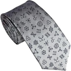 Microbes Necktie - علم الأحياء ، المجهر ، تصميم الجراثيم - رمادي فاتح - هدية للعلماء ، علماء الأحياء ، علماء الوراثة ، علماء الفلبل