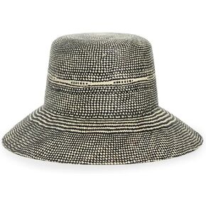 Brixton Women's Lopez Panama Straw Bucket Hat