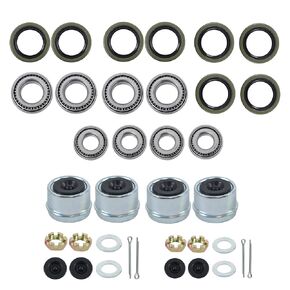 GXYWADY Trailer Bearing Kit Replacement for 1.25 Inch to 1.75 Inch 5200-7000 Lbs Trailer Axle 4 Set